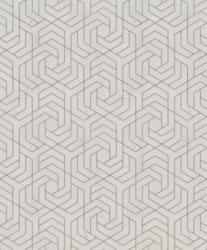 FüggönyFutár Webáruház Vlies tapéta, Marburg City Glam/Urban Spaces 32608 Grafikus betonhatású háttéren labirintus minta szürkésbézs arany