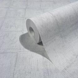 FüggönyFutár Webáruház Világoskék/fehér színű kockakőmintás vlies tapéta, Marburg Botanica, 33969