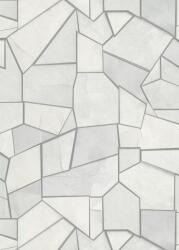 FüggönyFutár Webáruház Szürke-ezüst színű kőmintás Vlies-vinyl tapéta, Erismann Elle Decoration 4, 10445-31