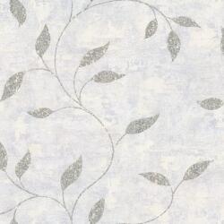 FüggönyFutár Webáruház Tört fehér-ezüst színű növénymintás Vlies-vinyl tapéta, Maison Luxe 17749