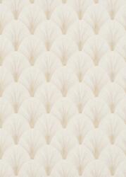 FüggönyFutár Webáruház Bézs-krém színű legyezőmintás Vlies-vinyl tapéta, Erismann Elle Decoration 4, 10451-14