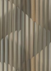 FüggönyFutár Webáruház Barna-bézs színű geometrikus mintás Vlies-vinyl tapéta, Erismann Elysium 10471-15