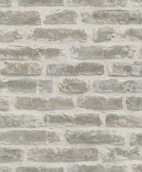 FüggönyFutár Webáruház Szürke színű téglamintás vlies tapéta, Marburg Jackie 6827-10