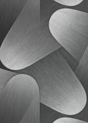 FüggönyFutár Webáruház Szürke-acél színű geometrikus mintás Vlies-vinyl tapéta, Erismann Elysium 10423-29