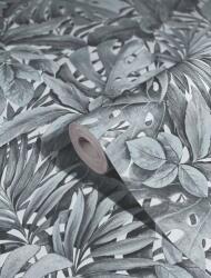 FüggönyFutár Webáruház Világos zöld színű filodendron mintás vlies tapéta, Marburg Botanica, 33306