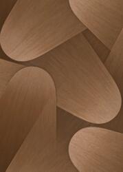 FüggönyFutár Webáruház Barna színű geometrikus mintás Vlies-vinyl tapéta, Erismann Elysium 10423-48