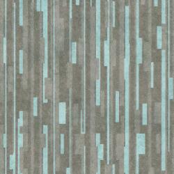 FüggönyFutár Webáruház Türkiz színű geometrikus vlies-vinyl tapéta, Eldorado 15553