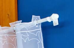 FüggönyFutár Webáruház Fehér café rúd, teleszkópos, 135-200 cm (DIY12.40.01.135)