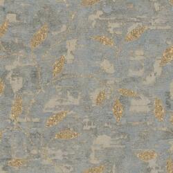 FüggönyFutár Webáruház Sötétszürke-arany színű növénymintás Vlies-vinyl tapéta, Maison Luxe 17747