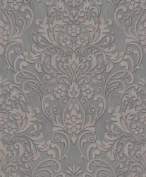 FüggönyFutár Webáruház Vlies tapéta, Marburg City Glam/Urban Spaces 32604 Klasszikus barokk díszítőminta sötétszürke ó-rózsaszín/roségold