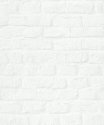 FüggönyFutár Webáruház Tört fehér színű téglamintás Vlies tapéta, Loft Superior 1834165