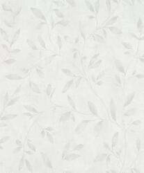 FüggönyFutár Webáruház Vlies tapéta, Marburg City Glam 32632 Natur levél design fehér szürke ezüst fémes hatás tapéta