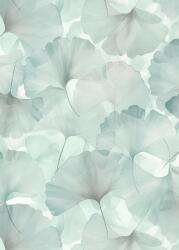 FüggönyFutár Webáruház Türkiz színű levélmintás Vlies-vinyl tapéta, Erismann Elysium 10470-18