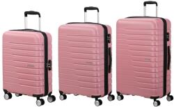 Samsonite FLASHLINE négykerekű három részes bőröndszett-Liláspink - minosegitaska