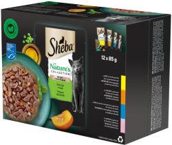 Sheba Nature's Collection vegyes nedves eledel felnőtt macskáknak 12 x 85 g - 1020 g