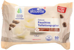 Alouette nedves toalett papír, shea vaj 3x50 db - 150 db