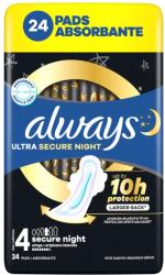 Always Ultra Secure Night absorbante 24 buc - lavonio