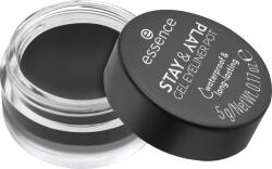 essence STAY & PLAY tus de ochi culoare 01 Black 5 g