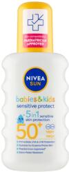 Nivea Spray de protectie solara pentru copii SPF 50+ Sensitive Protect, 200ml, Nivea