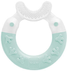 MAM Bite & Brush jucărie pentru dentiție 3m+ Turquoise 1 buc