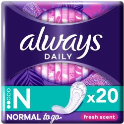 Always Dailies Normal To Go Fresh absorbante 20 buc