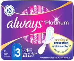 Always Platinum Day & Night șervețel sanitar cu aripi Platinum 6buc (83735089)
