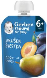 Gerber Piure din pere si prune +6 luni, 90g, Gerber - lavonio
