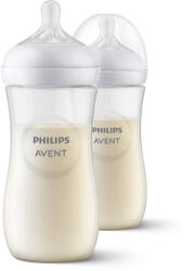 Philips Бебешка бутилка Philips Avent Natural Response - Flow, 2 броя SCY906/02 (SCY906/02)