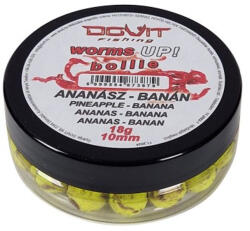 DOVIT worms UP! Boilie 10mm - Ananász-banán (DOV387)