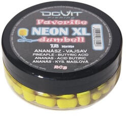 DOVIT Favorite Dumbell Neon Xl 12mm - Ananász - Vajsav (favorite Dumbell Neon Xl 12mm - Ananász - Vajsav)