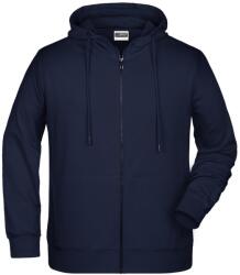 Daiber Hanorac pentru bărbați cu fermoar din bumbac bio 8026 - Albastru închis | 2XL (8026-1780952)