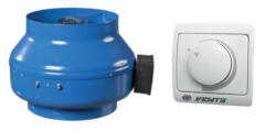 Vents 160 VKM Centrifugális csőventilátor RS-1-400 N Fordulatszám szabályzóval - mepokerkft