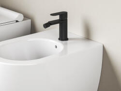 RAVAK Chrome II bidécsaptelep 135 mm lefolyó nélkül CR II 056.20BL, fekete