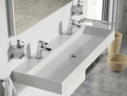 RAVAK Natural Duo 120 duplamosdó fehér, nyílással - szerelvenycenter