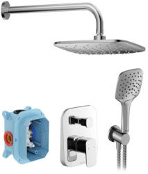 RAVAK 10° Free falsík alatti zuhanyszett TD F 090.00CR. O2. RB070, króm