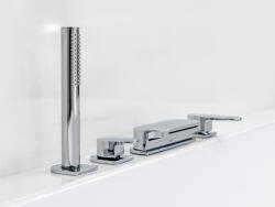 RAVAK Chrome kádperemre szerelhető vízesés csaptelep CR 025.00CR, króm - szerelvenycenter