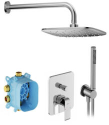 RAVAK Flat falsík alatti zuhanyszett FL 090.01CR. O2. RB072, króm