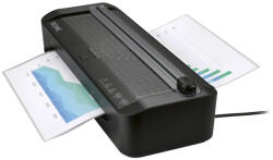 Tronic TLG 300 C2 BK A4-es hideg - meleg lamináló, laminátor, laminálógép görgős papírvágóval, 30 db lamináló fóliával, fekete, 300 W