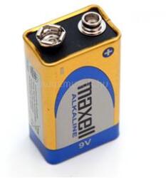 Maxell Elem 9V-os 6LR61 alkaline 1 db/csomag, Maxell (MAXELL_72376104EU) (MAXELL_72376104EU)