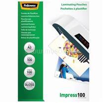 Fellowes Lamináló fólia, A3, 100 mikron, fényes, 100 db/doboz, FellowesR (FELLOWES_5351205) (FELLOWES_5351205)
