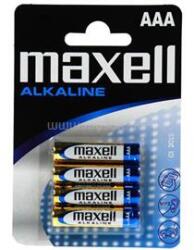 Maxell Elem AAA mikro LR03 alkaline 4 db/csomag, Maxell (MAXELL_72367104EU) (MAXELL_72367104EU)