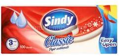 Sindy Papírzsebkendő 3 rétegű 100 db/csomag Sindy Classic (SINDY_46750) (SINDY_46750)
