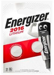 Energizer Elem gombelem CR2016 lítium 2 db/csomag, Energizer (ENERGIZER_64373) (ENERGIZER_64373)