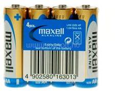 Maxell Elem AA ceruza LR6 zsugorfóliás alkaline 4 db/csomag, Maxell (MAXELL_79026104CN) (MAXELL_79026104CN)