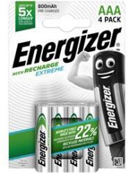 Energizer Akkumulátor AAA mikro 800mAh Extreme 4 db/csomag, Energizer (ENERGIZER_64391) (ENERGIZER_64391)