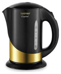 Zelmer Fierbator de apa Zelmer Crystal ZCK7630, 1.7 litri, 1850 W, Negru-Auriu (ZCK7630 Crystal Gold) Fierbator