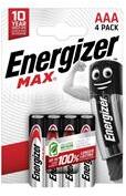 Energizer Elem AAA mikro LR03 Max 4 db/csomag, Energizer (ENERGIZER_64307) (ENERGIZER_64307)