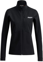 Swix Pace Hybrid Full Zip Midlayer Black Női melegítőfelső S