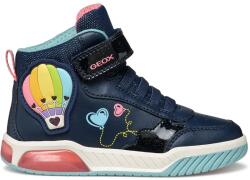 GEOX Geox, Tépőzáras sneaker LED fényekkel, Sötétkék, Rózsaszín, 31 EU (J56ASA0BCKCC4358-31)