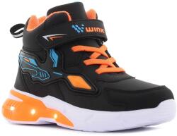 Wink - Spinta villogó fekete gyerek cipő Méret: 33 (HE42128-2GY-33)